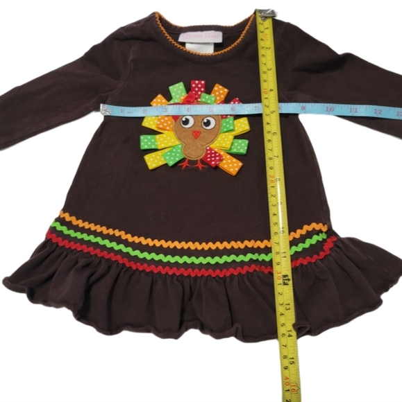 Bonnie Baby 2-piece Matching Set Thanksgiving Holiday Fall Baby Girl 12M - Picture 6 of 13